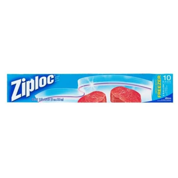 Ziploc 01132 10 Count; 2 Gallon - Jumbo Freezer Bags